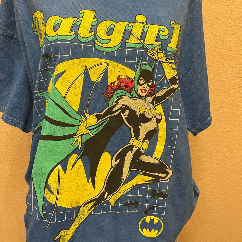 Blue Batgirl Graphic T-Shirt